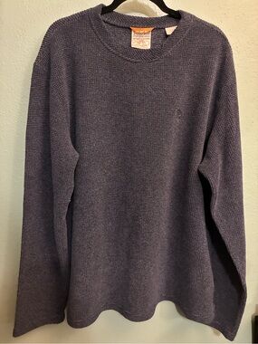 Timberland Women's Crewneck Sweater in Charcoal Blue